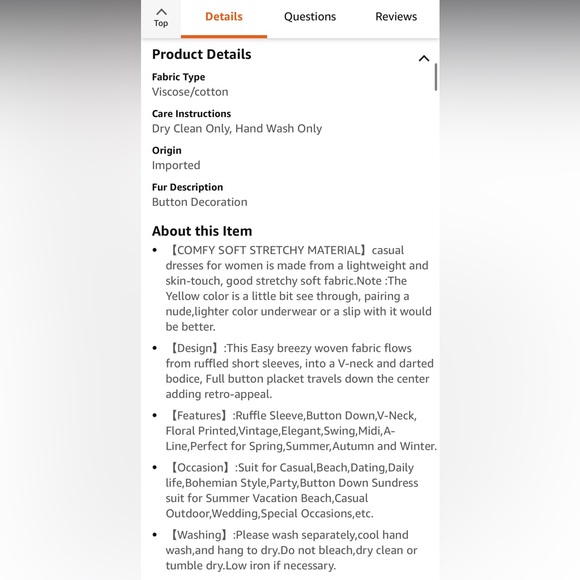 Red Summer Dress - Picture 7 of 7